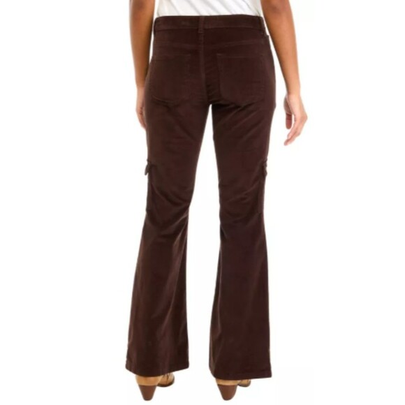 Vanilla Star Women's Corduroy Moto Bootcut Pants Size 10, Raisin NWT - Picture 4 of 7